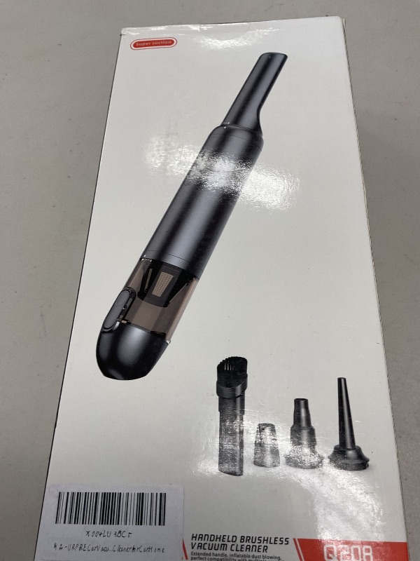 Photo 1 of URPiRE Car Vacuum Cleaner-18000PA High Power,Rechargeable Handheld Vacuum Cleaner,Single Touch Empty, Type-C Fast Charging,3 in 1 Mini Blower Inflator Pump Vacuum Cleaner for Car,Home