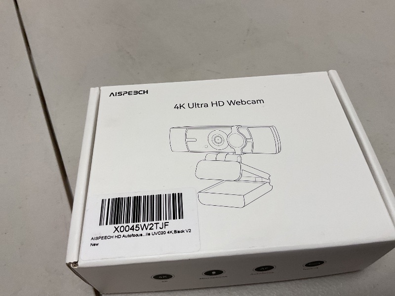 Photo 1 of AISPEECH HD Autofocus Webcam - Crisp, Intelligent, Versatile UVC20 4K,Black V2