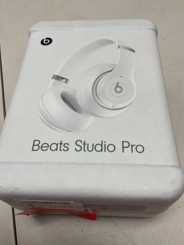 Photo 1 of Beats Studio Pro - Wireless Bluetooth Noise Cancelling Headphones - Personalized Spatial Audio, USB-C Lossless Audio, Apple & Android Compatibility, Up to 40 Hours Battery Life - Matte White