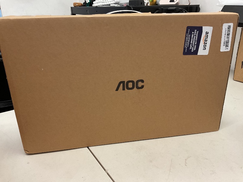 Photo 1 of AOC Laptop Computer 15.6" Full HD IPS Display Laptop with N97 Processor(Up to 3.6GHz)Work Laptops 16GB RAM 512GB SSD Windows 11 Laptop Business Computer Light&Thin, Metal Shell, Webcam, Type-C, USB3.2