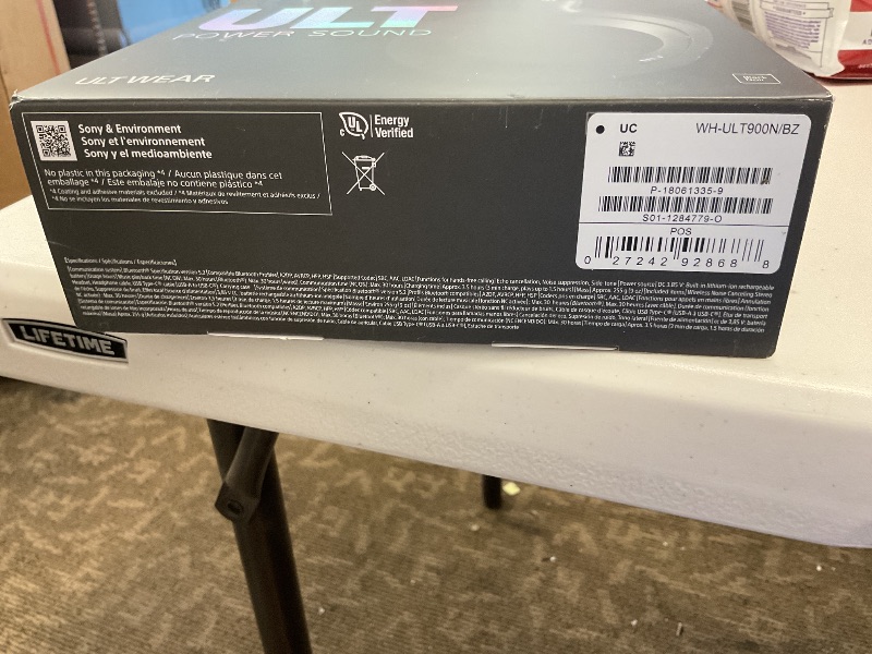 Photo 1 of Sony ULT WEAR Over-Ear Noise Cancelling Bluetooth Headphones with Alexa Built-in, Comfortable Design, 30-Hour Battery, Massive Bass, Black