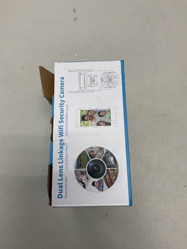 Photo 1 of Hiseeu Wireless Security Camera Dual Lens 5G/2.4G WiFi PTZ Camera Outdoor,Power Cord,IP65 Waterproof Motion Tracking,Color Night Version, No-Monthly Fees Works with Wireless Camera System