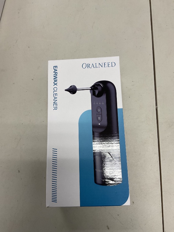 Photo 1 of ORALNEED Electric Ear Wax Removal Kit for Adults, Ear Irrigation Flushing System, Wash Ear Cleaner Kit for Human, Effective Washer Cleaning Tool with 3 Reusable Replacement Tips