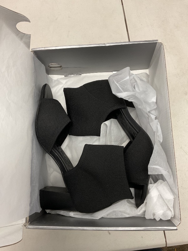 Photo 1 of NEWBELLA MOUSSE FIT Women Casual Daily Block Heeled Sandals Black 7