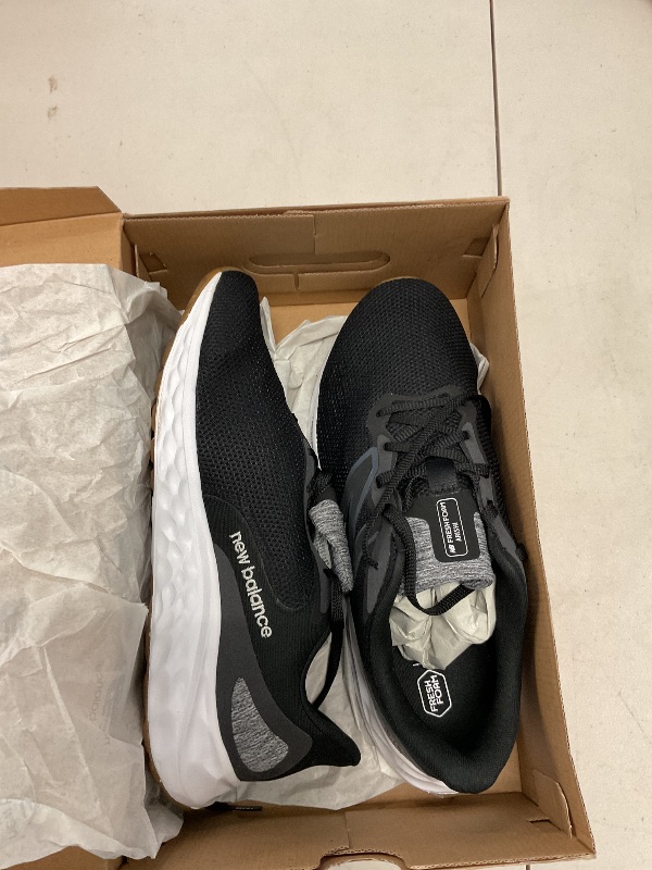 Photo 1 of New Balance Men's Fresh Foam Arishi V4 Running Shoe, Black/Silver Metallic/Gum 2, 12 X-Wide