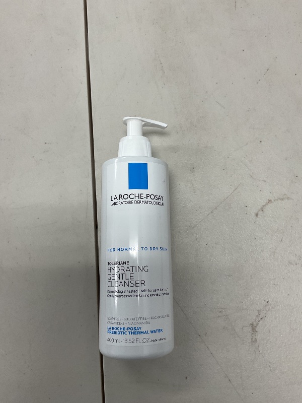Photo 1 of La Roche-Posay Toleriane Hydrating Gentle Face Cleanser, Daily Facial Cleanser with Niacinamide and Ceramides for Sensitive Skin, Moisturizing Face Wash for Normal to Dry Skin, Fragrance Free