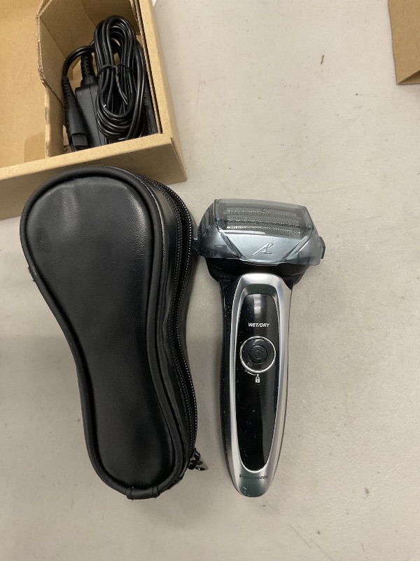 Photo 1 of Panasonic ARC5 Electric Razor for Men with Pop-Up Trimmer, Wet/Dry 5-Blade Electric Shaver with Intelligent Shave Sensor and Multi-Flex Pivoting Head – ES-LV65-S (Silver)