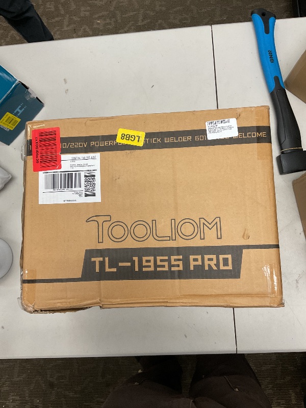 Photo 1 of TOOLIOM 195A Stick Welder 110/220V Dual Voltage Lift TIG Welder LCD Display IGBT Inverter with Hot Start Arc Force VRD Welding Machine fits 5/32in. (4mm) Welding Rods
