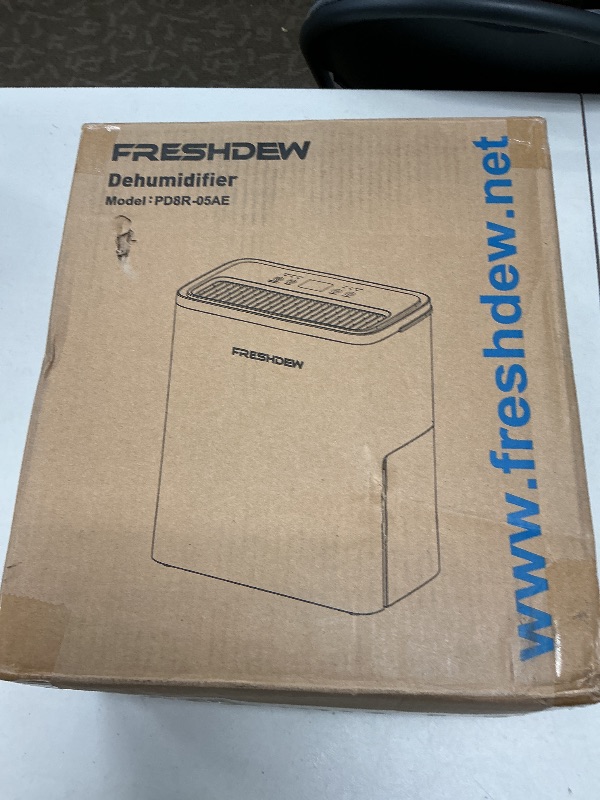 Photo 1 of FRESHDEW Dehumidifier, 30 Pints Dehumidifiers for Home, 1500 Sq. Ft Dehumidifiers with Drain Hose, 0.52 Gallon Water Tank for Basement Bathroom Bedroom, 24H Timer