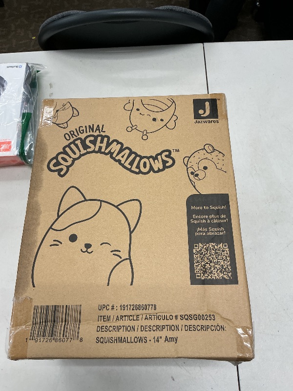 Photo 1 of Squishmallows Original 14in “Sonic The Hedgehog” Amy Rose Holding Flowers Plush (Large)