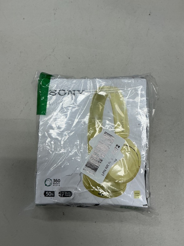 Photo 1 of Sony WH-CH520 Wireless Headphones Bluetooth On-Ear Headset with Microphone, Yellow