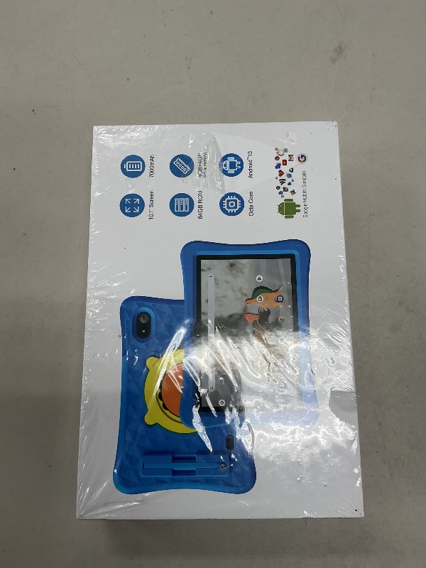 Photo 1 of YYSWIE 10.1 Inch Kids Tablet with Stylus & Case | Octa-Core 8GB RAM 64GB ROM | 7000mAh Android Tablet for Ages 3-12 | Parental Control, Pre-Installed Apps & GMS Certified