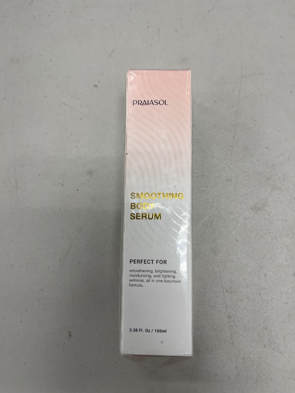 Photo 1 of Glossy Smoothing Body Serum for Wrinkles: Crepey Skin Cream for Aging Skin Infused with Hyaluronic Acid, Vitamin E, Glycerin and Shea Butter-Hydrating Nourishing Repairing for Silky Smooth 100 ml