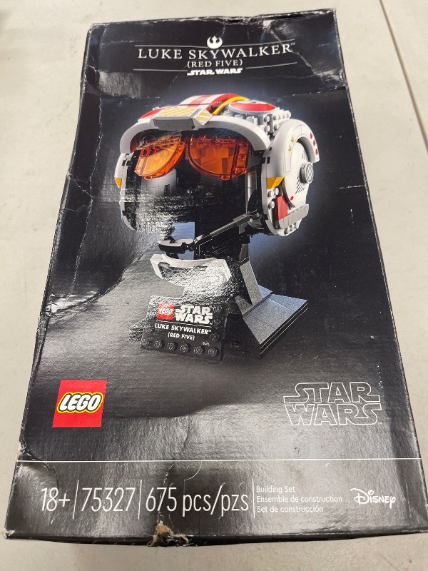Photo 1 of LEGO Star Wars Luke Skywalker Red 5 Helmet for Adults 75327, Buildable Display Model, Collectible Decor for Home or Office, Great Birthday for Husband, Wife, and Any Star Wars Fans
