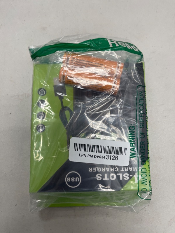 Photo 1 of 6pcs 18650 Rechargeable Battery W?i?th 18650 Battery Charger,Universal Smart 18650 Charger for 3.7V Lithium ion Batteries 18650 Rechargeable Battery Ltrrysoa (6pcs Button Top Batter?y+Charger)