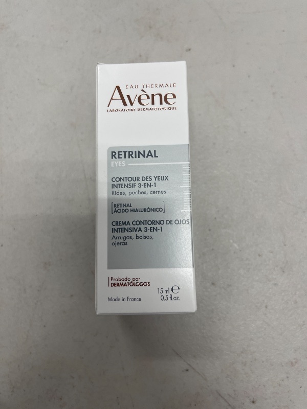 Photo 1 of Avene Retrinal EYES Advanced 3-In-1 Eye Cream, Retinal eye cream, Powered by Retinaldehyde & Hyaluronic Acid, Helps smooth wrinkles, minimizes under-eye puffiness and dark circles, Fragrance-Free
