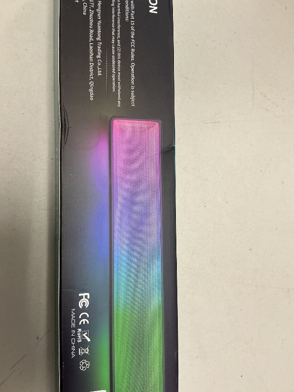 Photo 1 of ELECZON Computer Speakers with Boost Bass, Loud Stereo PC Speaker, for Computer/PC/Desktop/Laptop/Monitor?Gaming/Music/Movies, USB Powered, Button Control, Colored LED Lights, Gift for Him, Black