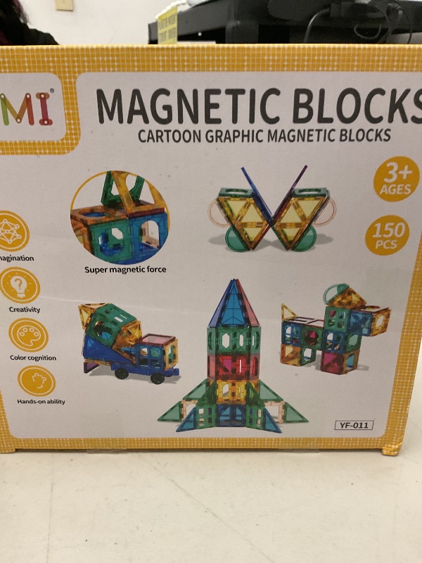 Photo 1 of TEMI Magnet Tiles, 80 PCS Magnet Building Toy, Magnets Building Set, Learning and Education Toys Christmas Toy Gifts for Ages 3 4 5 6 7 8+ Year Old Toddler Kids Boys and Girls