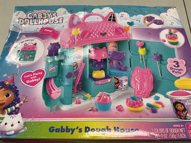 Photo 1 of Canal Toys Gabby’s Dollhouse ™ Dough House! Have a cat-Tastic time Sculpting, molding, and Shaping Colorful Dough and Decoration Gabby’s Dough House! Easy Storage and Portability! Ages 4+