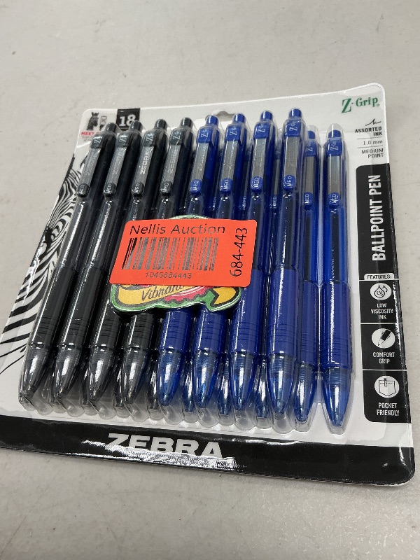 Photo 1 of ZEBRA Pens 18 Pack