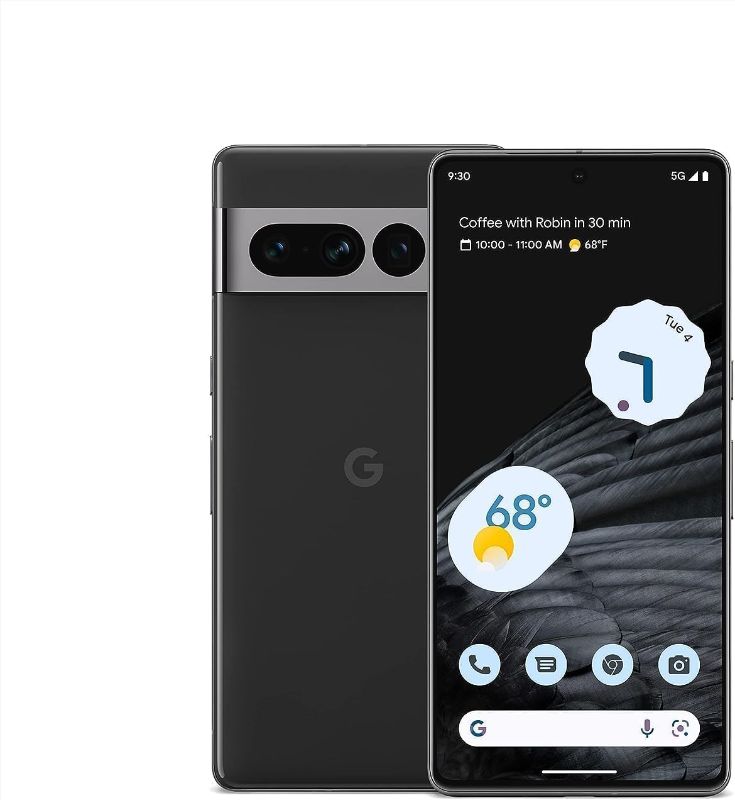 Photo 1 of Google Pixel 7 Pro - 5G Android Phone - Unlocked Smartphone with Telephoto/Wide Angle Lens, and 24-Hour Battery - 128GB
