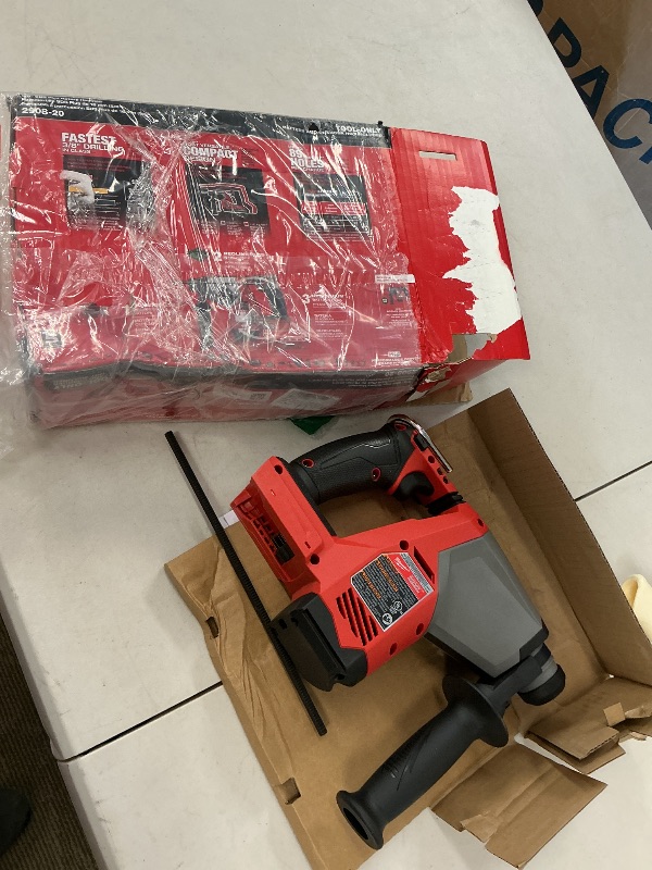 Photo 1 of Rotary Hammer,for Milwaukee 2908-20 M18 FUEL 18V 5/8" SDS Plus Rotary Hammer - Bare Tool