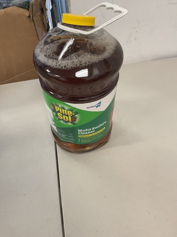 Photo 1 of Pine-Sol Multi-Surface Cleaner, CloroxPro, 2X Concentrated Formula, Original Pine, 80 Fl Oz