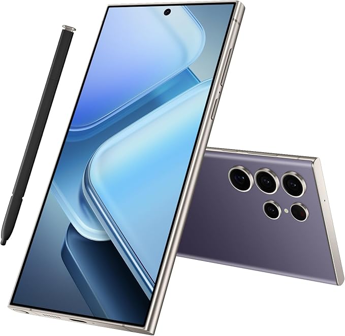 Photo 1 of C24 Ultra 5G Unlocked Cell Phone, 6+256GB Smartphone, Android 13.0, 48+108MP Zoom Camera, Build in Pen,Long Battery Life 6800mAh, Dual SIM, 6.8“ HD Screen,Face ID/Fingerprint Lock/GPS 