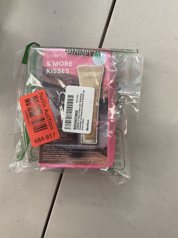 Photo 1 of LANEIGE S’more Kisses Set: Hydrating Chocolate Lip Sleeping Mask & Vanilla Lip Glowy Balm