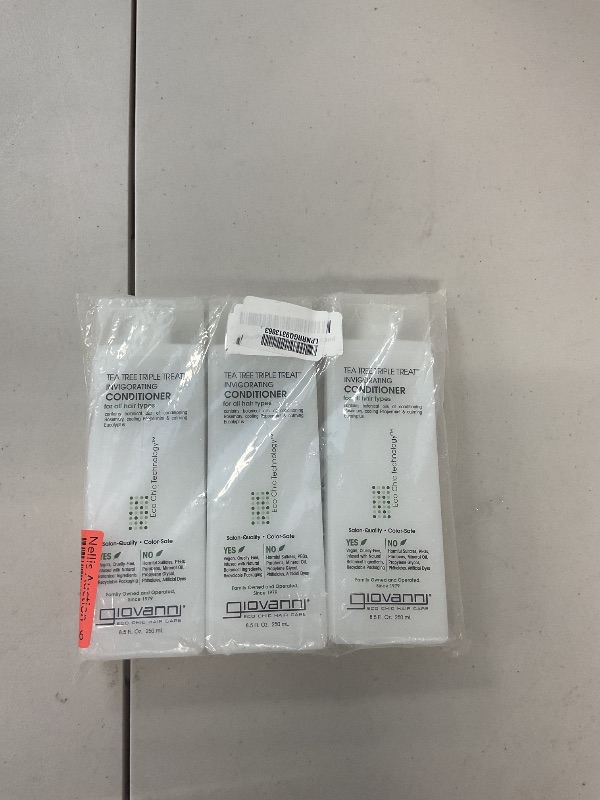 Photo 1 of Giovanni Tea Tree Triple Treat Conditioner, 8.5 Ounce - 6 per case.