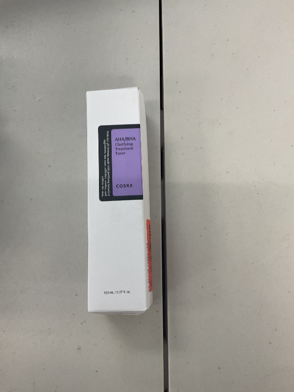 Photo 1 of COSRX AHA/BHA Treatment Toner 5.07 fl.oz/ 150ml, Facial Exfoliating Spray for Whiteheads, Pores, & Uneven Skin, Korean Toner, Not Tested on Animals, No Parabens, No Sulfates, Korean Skin Care