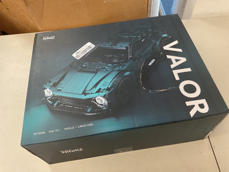 Photo 1 of Nifeliz Valor Sports Car Building Set, Scale Model Car Gift for Adults, Authentically Detailed Build and Display Model for Home or Office Décor (3374PCS, NF10268)