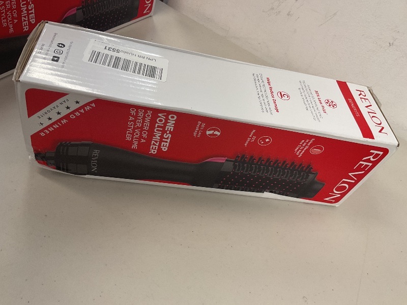 Photo 1 of REVLON One-Step Volumizer Hair Dryer and Styler with Improved Motor – Easy Salon-Style Blowouts – Less Frizz, More Shine, and Reduced Heat Damage, for all Hair Types and Lengths (Black)