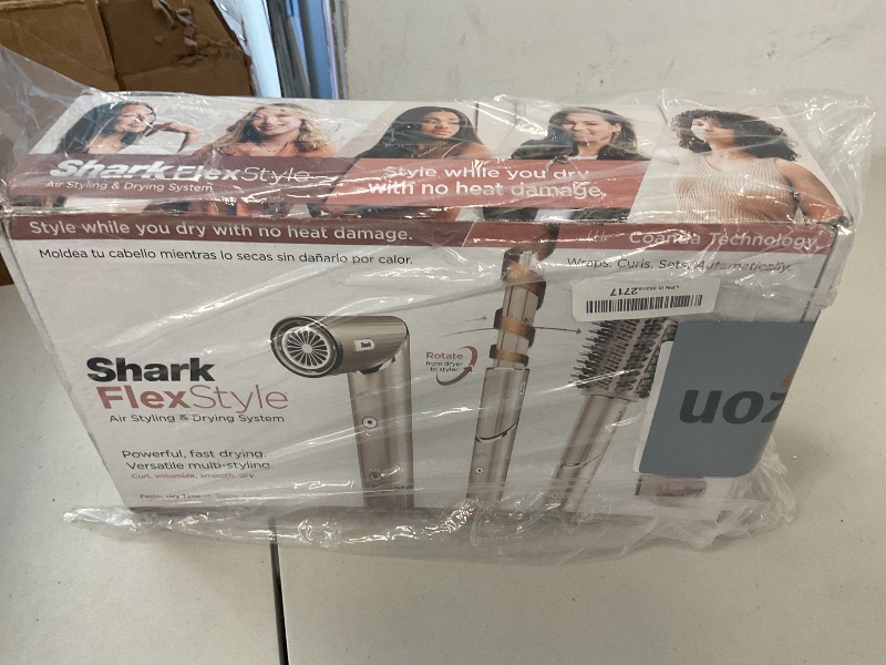 Photo 1 of Shark HD435 FlexStyle Air Styling & Drying System, Powerful Hair Blow Dryer & Multi-Styler with Auto-Wrap Curlers, Curl-Defining Diffuser, Oval Brush, & Concentrator Attachment, Stone