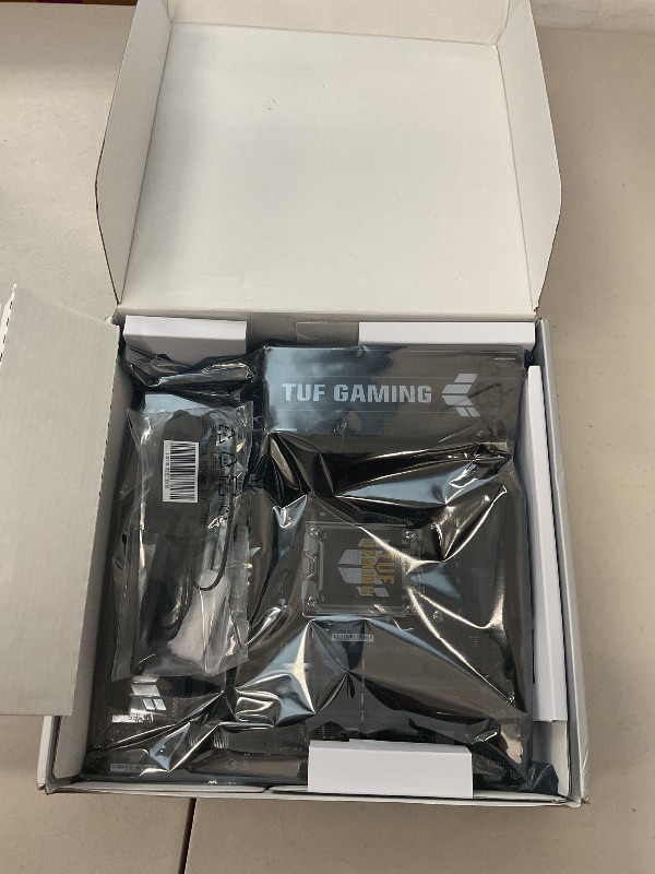 Photo 1 of ASUS TUF Gaming B850M-PLUS WiFi AMD AM5 B850 mATX Motherboard, 14+2+1 80A DrMOS Stages, DDR5, PCIe 5.0, 3X M.2, Wi-Fi 6E, 2.5Gb LAN, DP, HDMI™, USB 10Gbps & 20Gbps Type-C®, BIOS Flashback™, Aura Sync