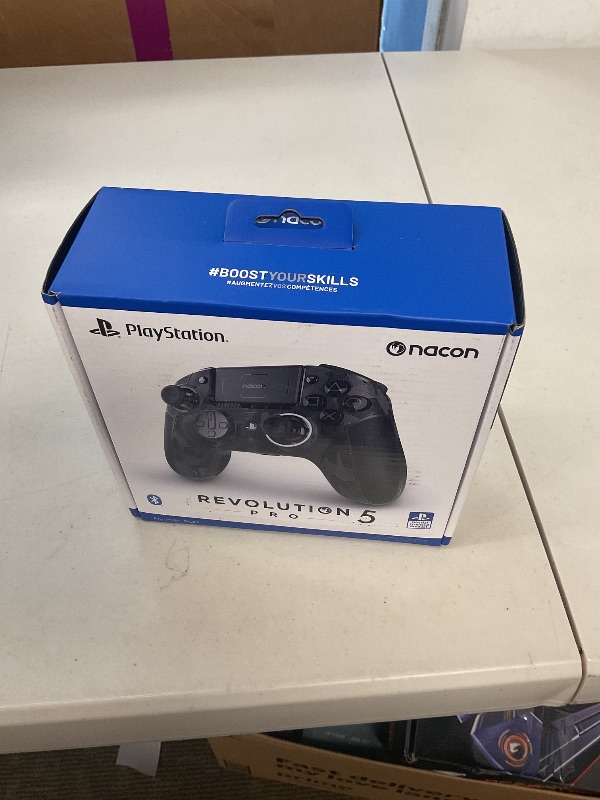 Photo 1 of NACON Revolution 5 Pro Officially Licensed PlayStation Wireless Gaming Controller for PS5 / PS4 / PC - Hall Effect, Trigger Stops, Mappable Buttons, Bluetooth Audio - Urban Camo