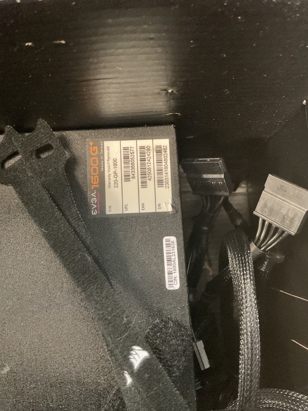 Photo 1 of EVGA Supernova 1600 G+, 80+ Gold 1600W, Fully Modular, 10 Year Warranty, Includes Free Power On Self Tester, Power Supply 220-GP-1600-X1