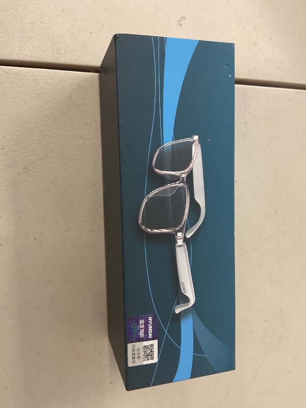 Photo 1 of celpack Smart Glasses with AI,Translation Glasses with 150+ Languages & Accents Real Time Translation,Smart Glasses for Men&Woman,Multifunctional Bluetooth Glasses for Men (White)