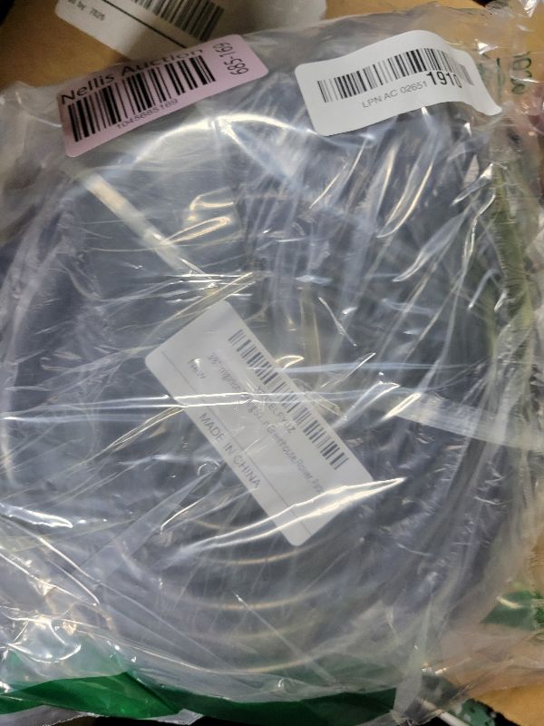 Photo 1 of 3/8" Irrigation Tubing 50ft, Heavy Duty Blank Distribution Tubing, Watering Drip Automatic Irrigation Equipment Set for Garden Greenhouse,Flower,Patio