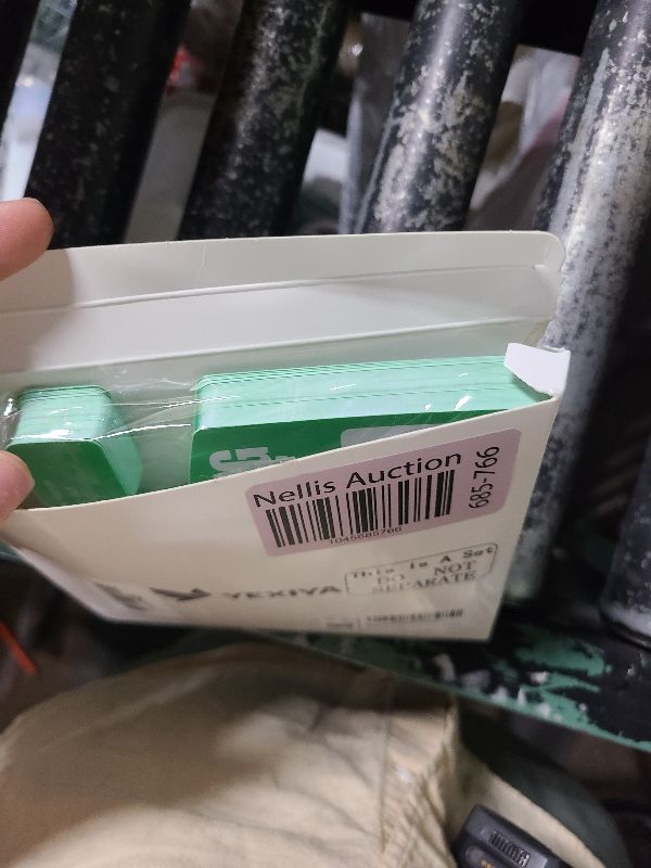 Photo 1 of 100 Pack Parking Permit Hang Tags Plastic Parking Placards PVC Hang Tag 3 x 5 Inch for Car Rear View Mirror (Green)