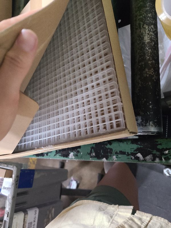 Photo 1 of 4 Aquarium lid Hood Fish Tank top Cover Terrarium lid Plastic Grid Panel Egg Crate Grate 6 Aquarium Glass Cover Board Clip