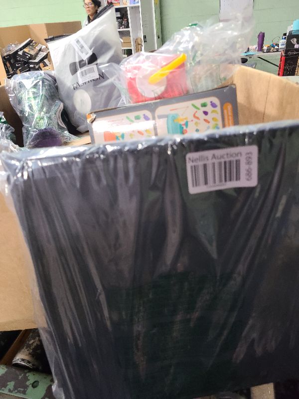 Photo 1 of 2Pcs Laundry Hamper Bag with Handles,Portable & Collapsible Dirty Clothes Mesh Basket Foldable for Washing Storage, Kids Room,Dorm or Travel (Black,Double-Layer*2)