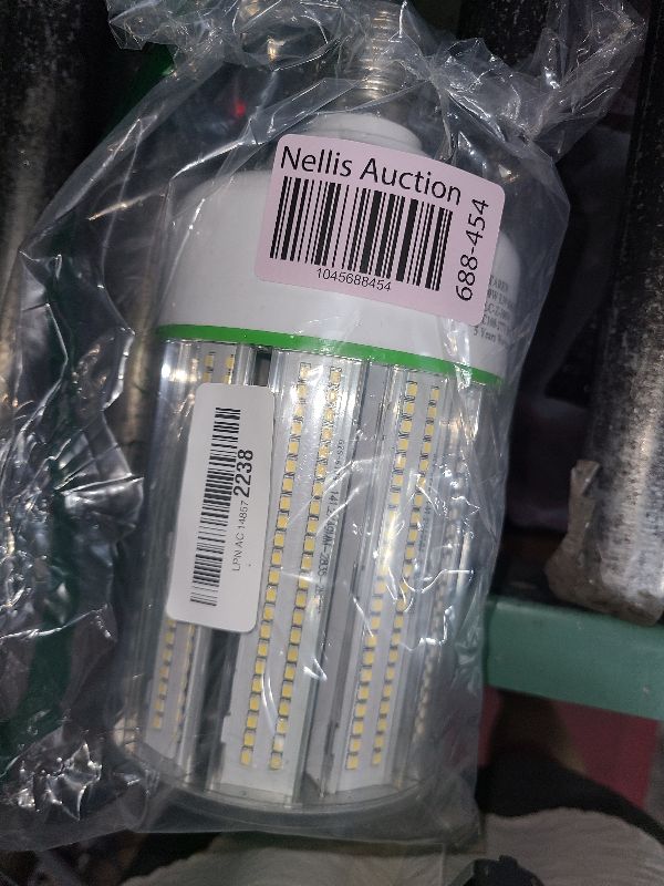 Photo 1 of 100W LED Corn Cob Light Bulb,Replace for 400 Watt Metal Halide HPS CFL HID lamp,5000K E39 Mogul Base,for Commercial and Industrial Lighting Bay Light Fixture Warehouse Workshop Gyms