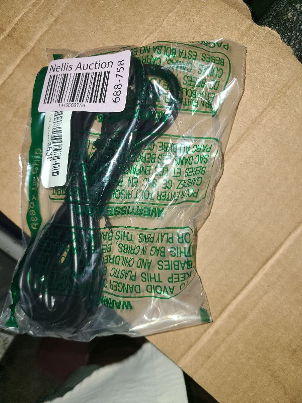 Photo 1 of 6.6Ft Universal 3 Prong Power Cord Cable for LG TV 32" 39" 40" 42" 44" 47" 49" 50" 55" 60" 65" Inch Smart LED LCD HD TV Replacement C5 Replacement Power Cord