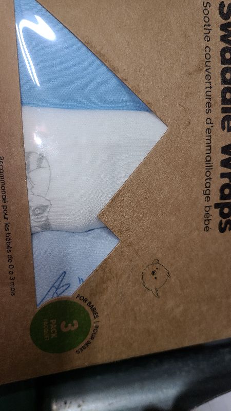 Photo 1 of 3-Pack Organic Baby Swaddle Sleep Sacks - Swaddles for Newborns, Infant 0-3 Months, Baby Girls, Boys, Soft & Snug Newborn Sleep Sack, Nursery Swaddling Blankets (ABC Land Cloud)