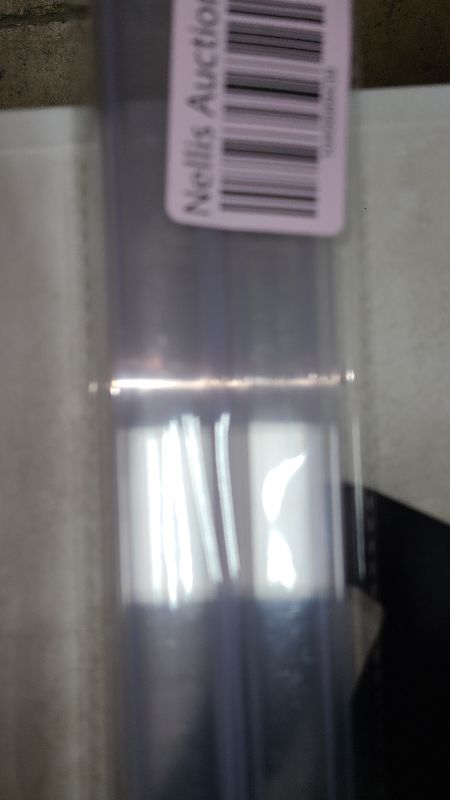 Photo 1 of 8PCS Clear Rigid Plastic Slip On Cabinet Door Protector, Works for 3/4” Cabinet Door Thickness, 24” Length, Edge Guard for Protecting Kitchen Cabinets Stool Foot Rails (24 inches)