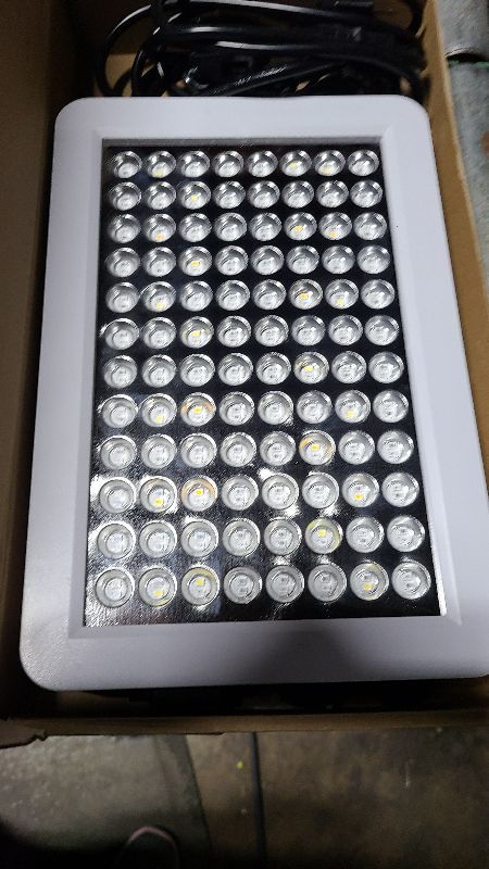 Photo 1 of 2024 Upgraded BW1000 LED Grow Lights Double Chips Full Spectrum for Greenhouse and Indoor Plant Veg and Flower Growing [White]