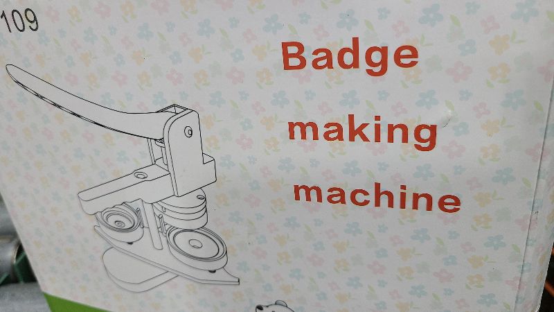 Photo 1 of ** NO SUPPLIES **
Square Button Maker Kit - 2'' x 2'' Pin Button Press Machine with 100 Set Square Button Making Supplies, DIY Square Photo Picture Badge Button, Gift Button, Team Badge, for Crafts DIY Projects