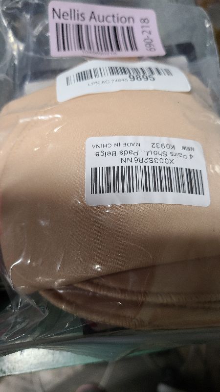 Photo 1 of 4 Pairs Shoulder Pads Sewing Set-in Shoulder Pads Foam Pads Beige…