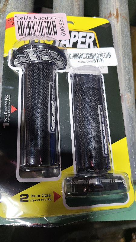 Photo 1 of 7/8" Motorcross Handle Grips Dirt Bike 22mm 24mm Truster Grips Motorcycle Ergonomic Bar End Non Slip Grip Gel Gep Scooter Cruiser Racing Mountain (Black Grey, Pro Taper)